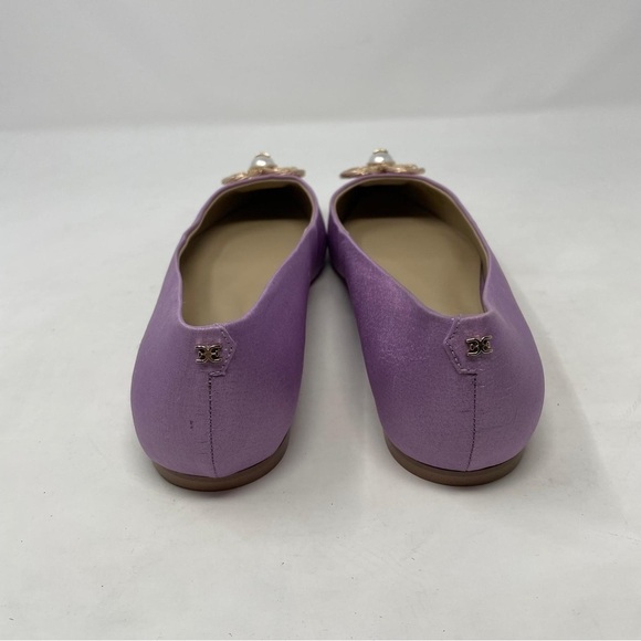 Sam Edelman Wanda Tour Embellished Pointed Toe Flats in Purple Lilac - NWT - Picture 8 of 10